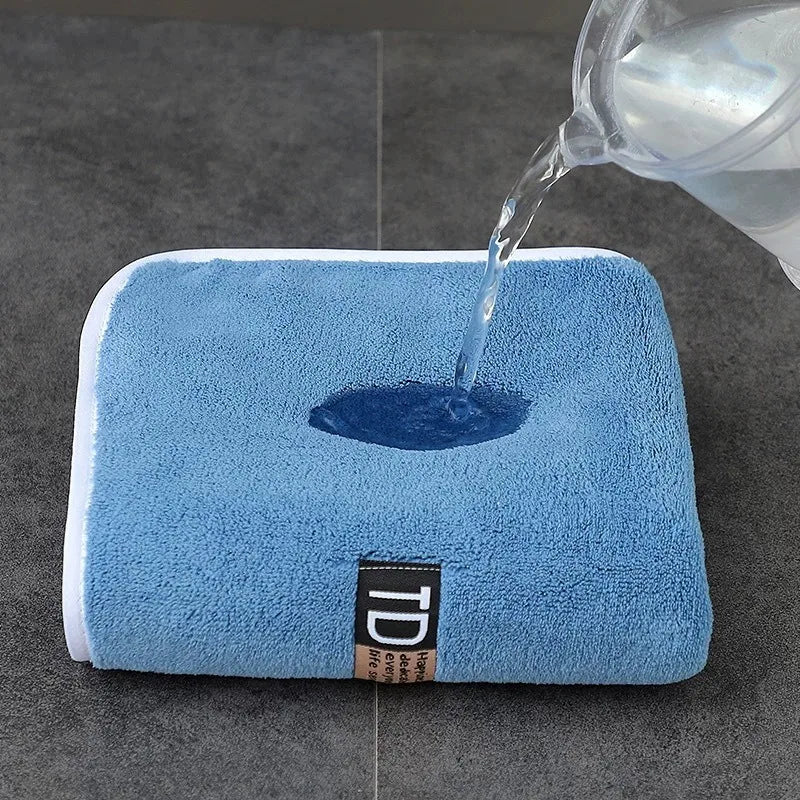 Toalla de mano de microfibra ultraabsorbente 40x80 cm, de secado rápido, para rostro y manos