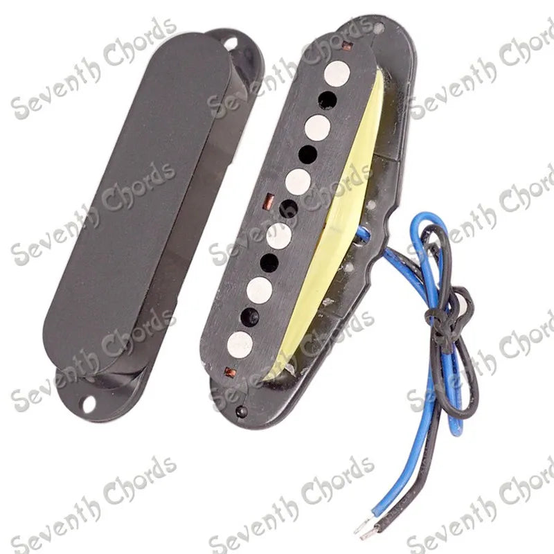 Set de 3 pickups single coil sellados con cubierta cerrada para guitarra eléctrica, mástil, medio y puente