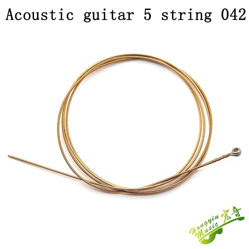 Cuerda suelta individual de latón para guitarra eléctrica y acústica, por calibre