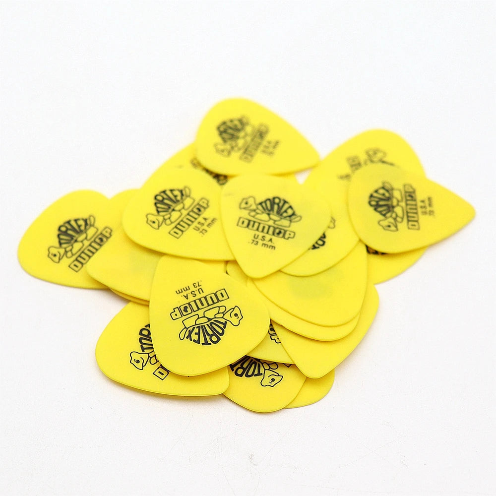 Pack de 50 púas para guitarra eléctrica estilo Dunlop (no original) — grosores 0,50 / 0,60 / 0,73 / 0,88 / 1,0 / 1,14 mm y Mix Size