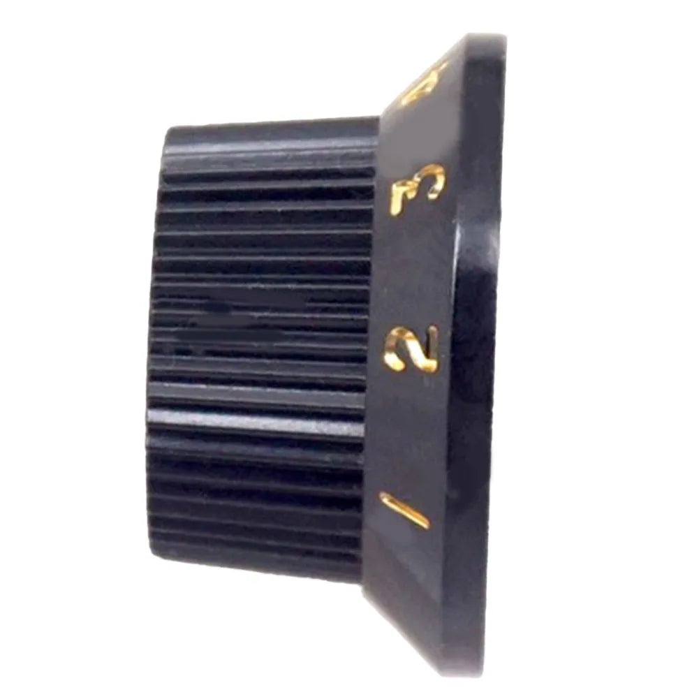 Set de 3 perillas de volumen y tono estilo Strat para guitarra eléctrica, 1 volumen y 2 tonos, en 5 colores