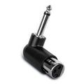 Adaptador en ángulo recto XLR de 3 pines a plug 6,35 mm, para micrófono, mezclador e interfaz de audio