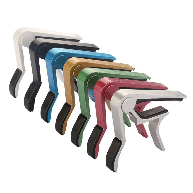 Capo (cejilla) de aluminio para guitarra acústica y clásica, cambio rápido de tono, varios colores