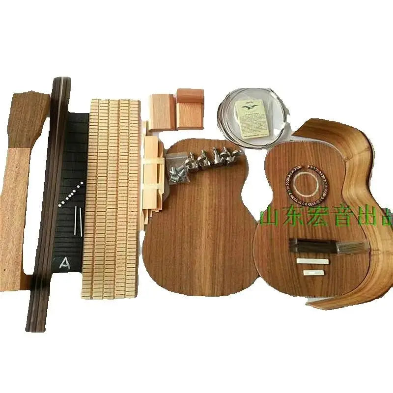 Kit DIY para armar ukelele de 23/26 pulgadas, en koa, caoba o palo de rosa (sin armar, requiere armado)