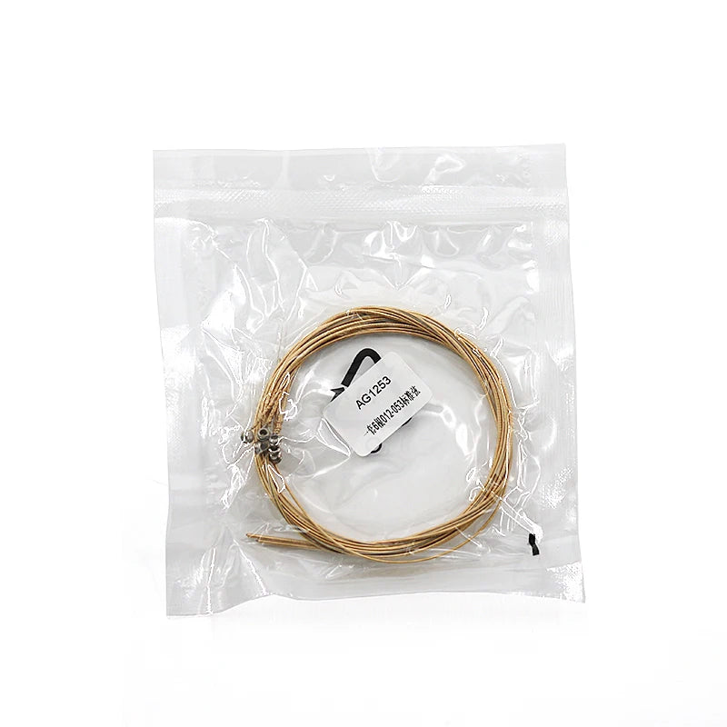 Cuerda suelta individual de latón para guitarra eléctrica y acústica, por calibre