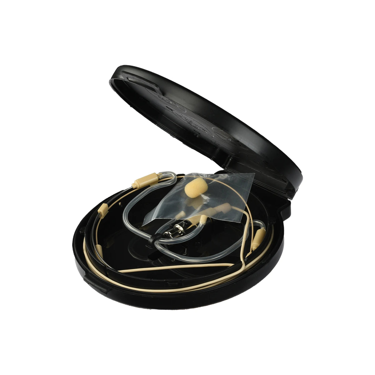 Micrófono de diadema FREEBOSS HM-52S con doble gancho para la oreja, plegable, omnidireccional, con cable de 1,2 m, para conferencias, karaoke y escenario