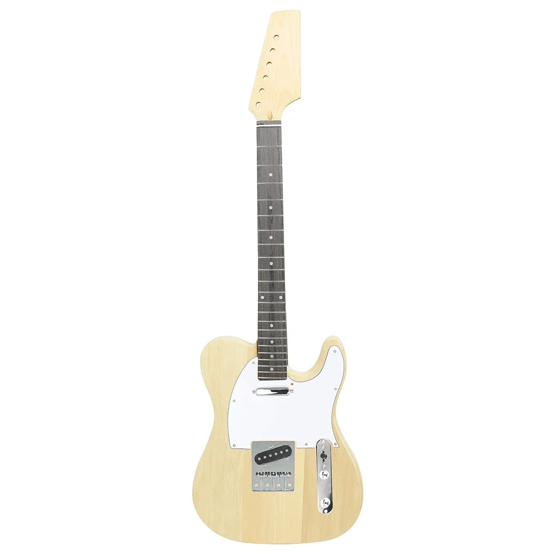 Kit DIY para armar guitarra eléctrica de 6 cuerdas, 22 trastes, cuerpo sin pintar, 39 pulgadas