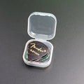 Pack de púas de guitarra de celuloide con caja, 20, 50 o 100 unidades, grosor 0,46–0,96 mm