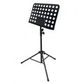 Atril plegable para partituras, altura ajustable de 80 a 142 cm, base de trípode, portátil