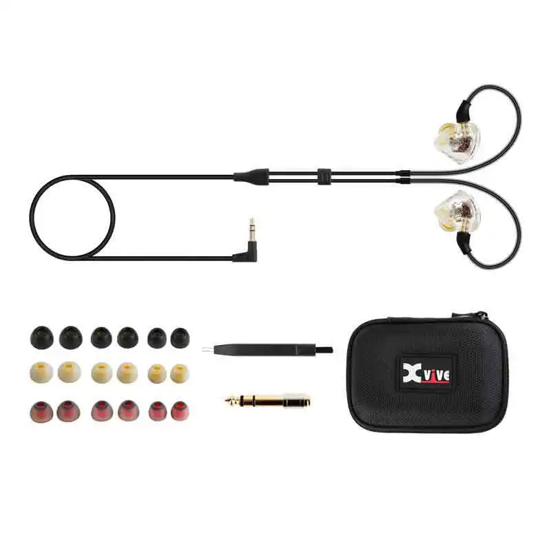 Audífonos in-ear de monitoreo para escenario estilo Xvive T9 — NO original