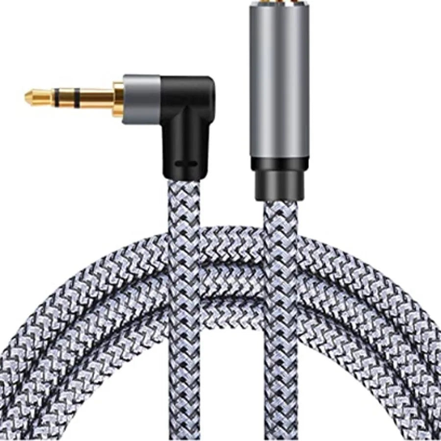 Cable de extensión AUX 3,5 mm macho a hembra, genérico