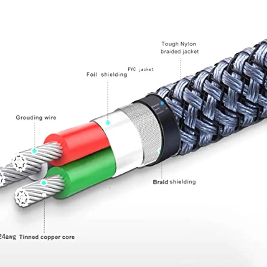 Cable de extensión AUX 3,5 mm macho a hembra, genérico