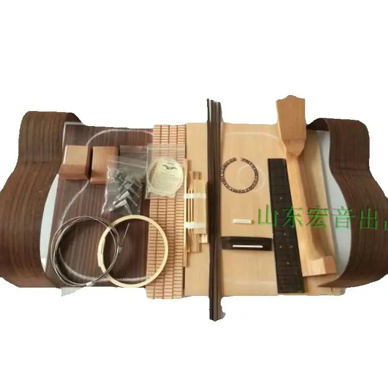 Kit DIY para armar ukelele de 23/26 pulgadas, en koa, caoba o palo de rosa (sin armar, requiere armado)