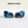 Monitores in-ear con cable para escenario y estudio, híbridos de 3 drivers (planar, dinámico y balanced armature), con cable desmontable de 1,2 m en 3,5 mm o 4,4 mm, con estuche y almohadillas