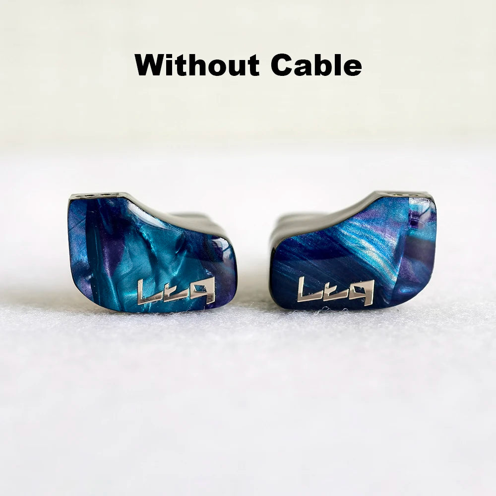 Monitores in-ear con cable para escenario y estudio, híbridos de 3 drivers (planar, dinámico y balanced armature), con cable desmontable de 1,2 m en 3,5 mm o 4,4 mm, con estuche y almohadillas