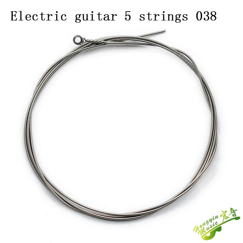 Cuerda suelta individual de latón para guitarra eléctrica y acústica, por calibre