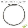Cuerda suelta individual de latón para guitarra eléctrica y acústica, por calibre