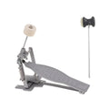 Pedal de bombo de aluminio con transmisión por cadena, simple, para batería