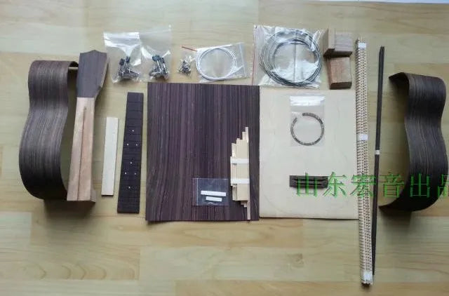 Kit DIY para armar ukelele de 23/26 pulgadas, en koa, caoba o palo de rosa (sin armar, requiere armado)