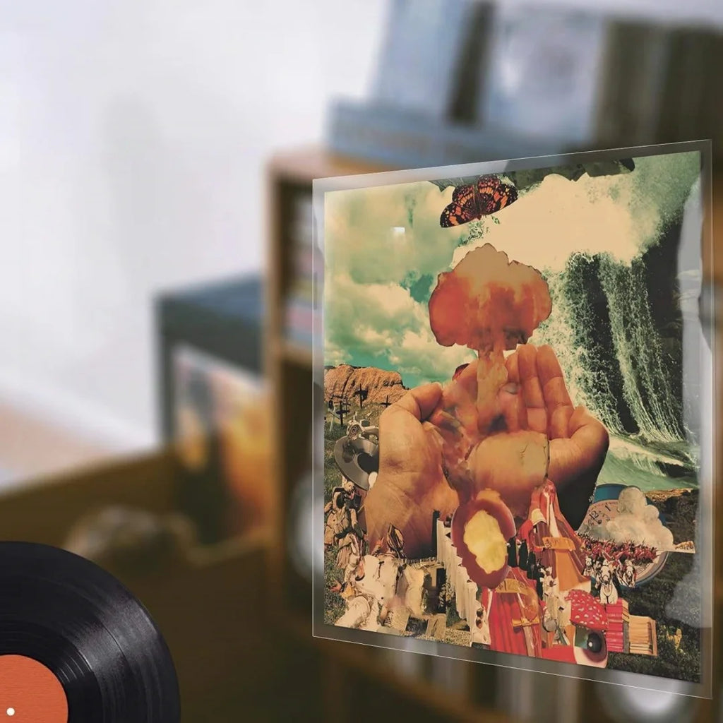 Fundas exteriores transparentes para discos de vinilo de 12 pulgadas, con solapa, paquetes de 25 y 75 unidades