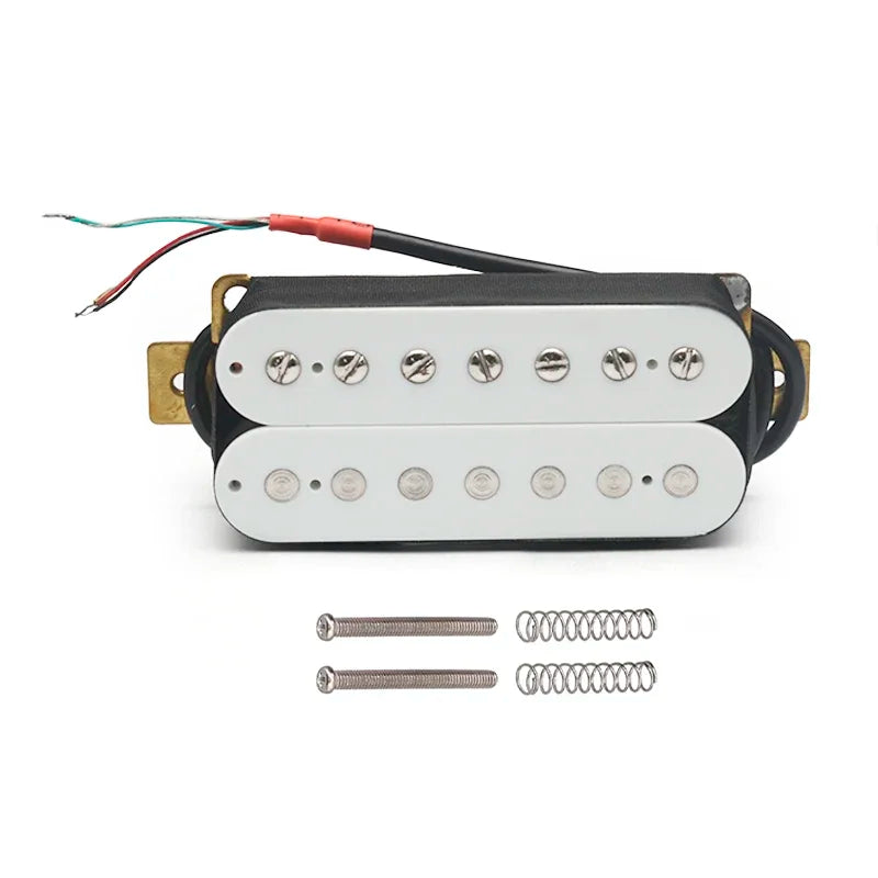 Pickup humbucker de doble bobina para guitarra eléctrica de 7 cuerdas, con coil split, salida N8,5K/B14K