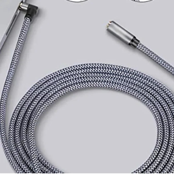 Cable de extensión AUX 3,5 mm macho a hembra, genérico