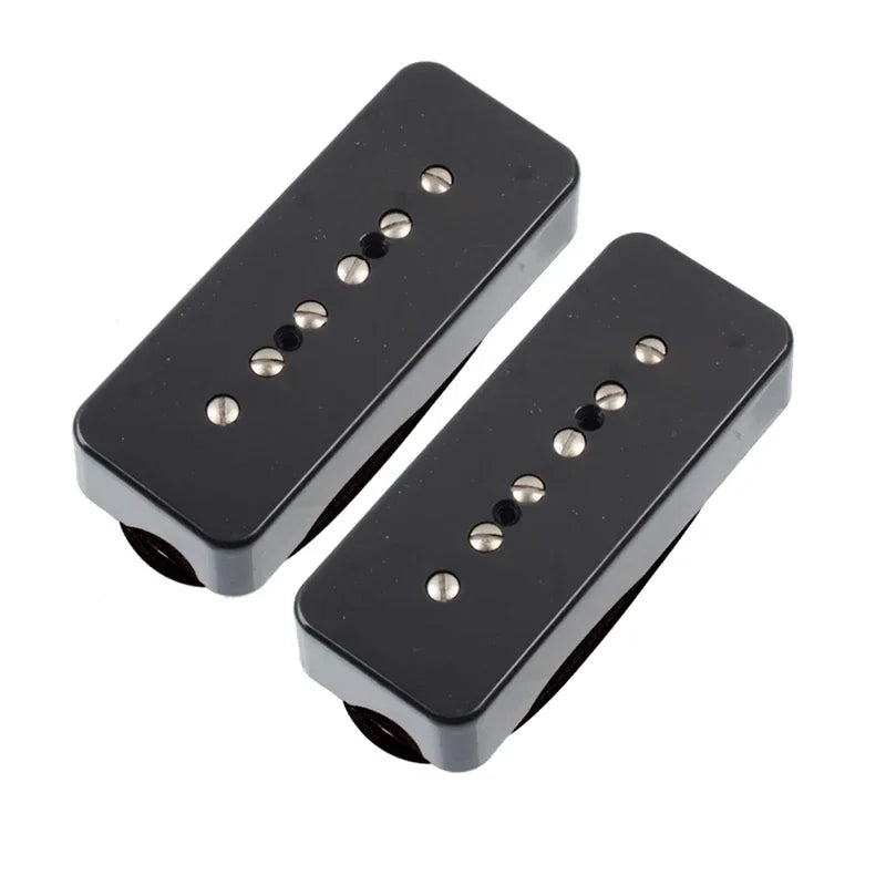 Pickup P90 soapbar single coil para guitarra eléctrica, unidad de mástil o puente o set de mástil y puente, en negro, blanco, marfil, verde o cromado