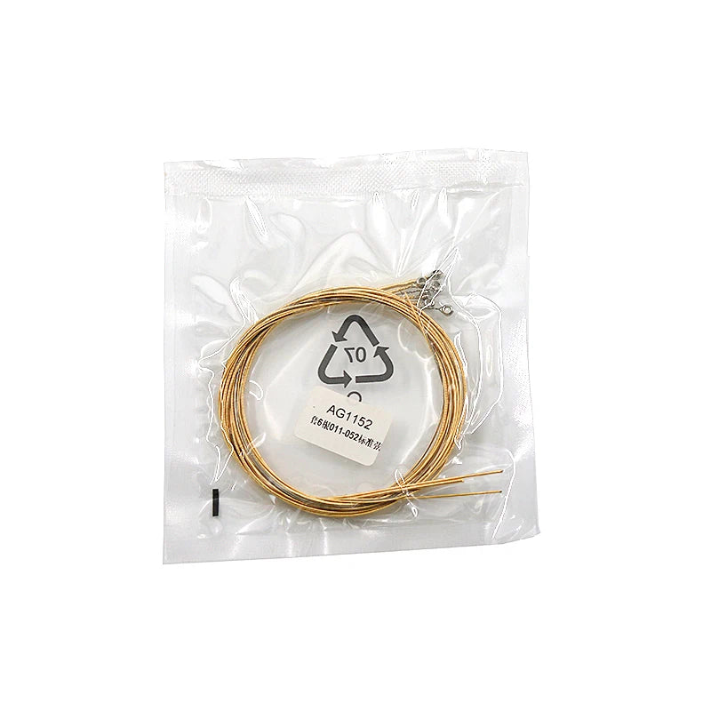 Cuerda suelta individual de latón para guitarra eléctrica y acústica, por calibre