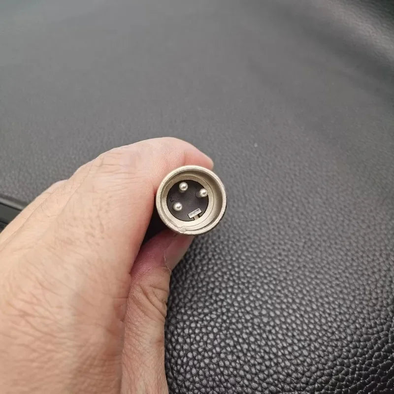 Receptor Bluetooth 5.2 con salida XLR macho de 3 pines, con micrófono y control remoto, para mezclador y parlante activo