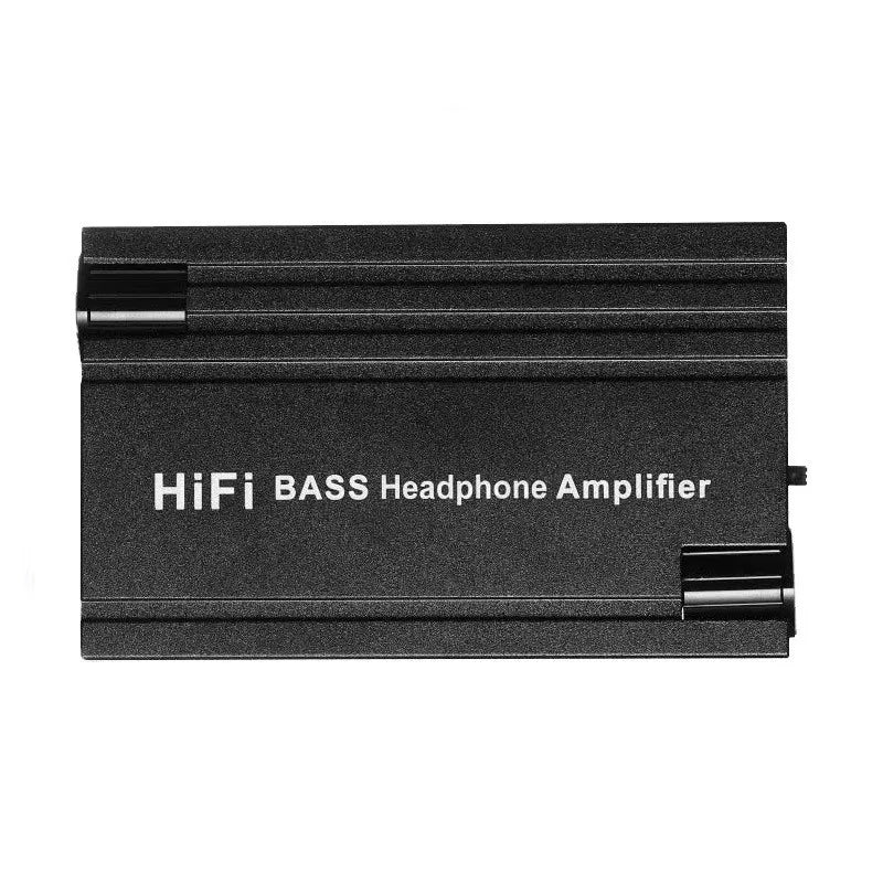 Amplificador de auriculares portátil recargable 3,5 mm con control de volumen, para audífonos de 16 a 600 ohmios