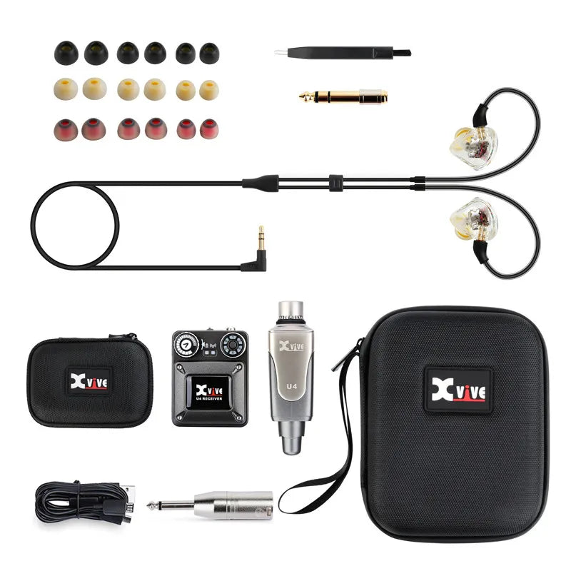 Audífonos in-ear de monitoreo para escenario estilo Xvive T9 — NO original