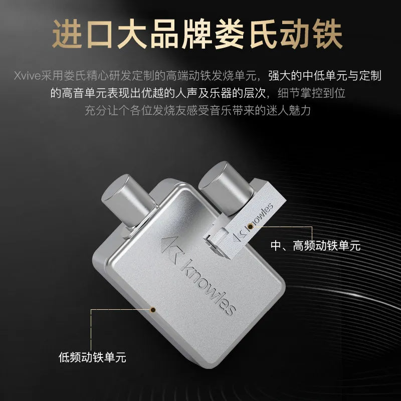 Audífonos in-ear de monitoreo para escenario estilo Xvive T9 — NO original