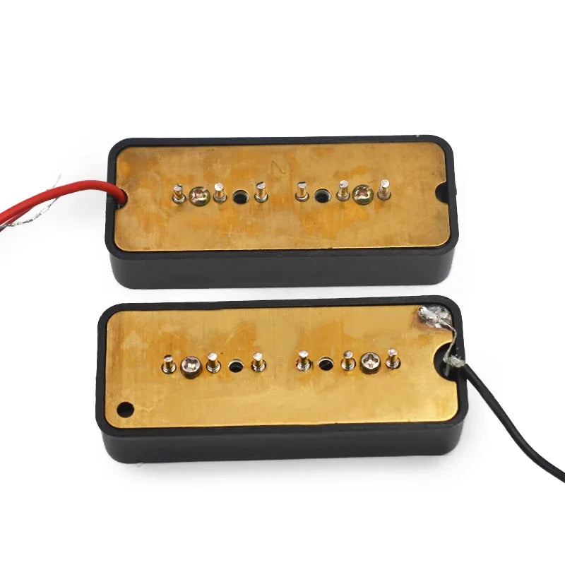 Pickup P90 soapbar single coil para guitarra eléctrica, unidad de mástil o puente o set de mástil y puente, en negro, blanco, marfil, verde o cromado