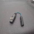Receptor Bluetooth 5.2 con salida XLR macho de 3 pines, con micrófono y control remoto, para mezclador y parlante activo