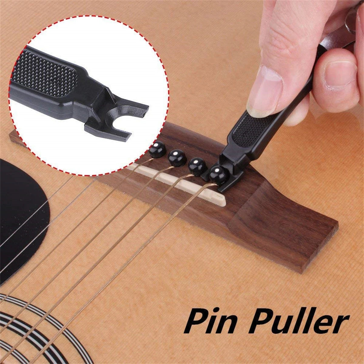 Enrollador de cuerdas 3 en 1 para guitarra, con cortador y extractor de clavijas, varios colores