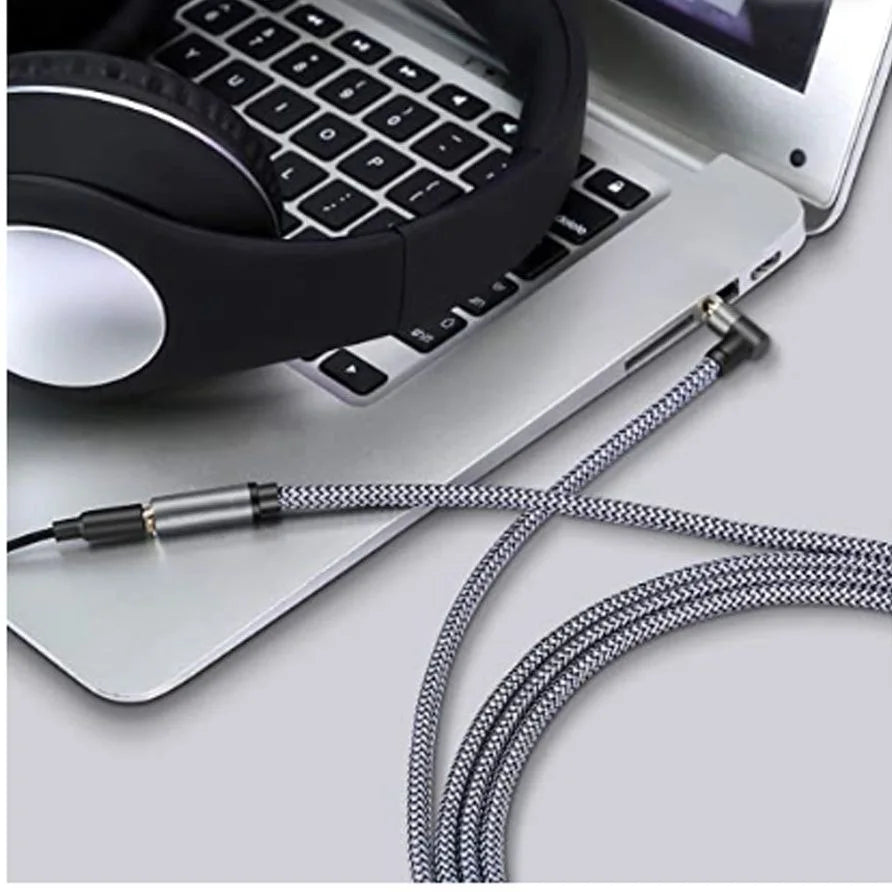 Cable de extensión AUX 3,5 mm macho a hembra, genérico