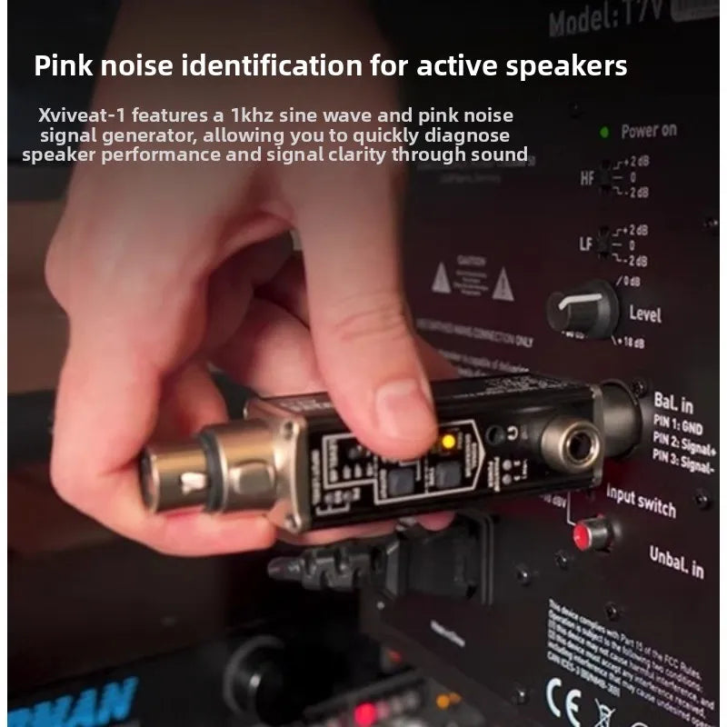 Probador de audio portátil multifuncional estilo Xvive AT-1 — NO original
