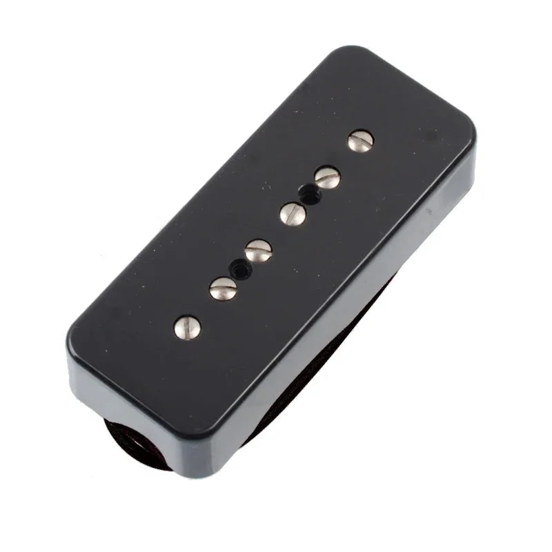 Pickup P90 soapbar single coil para guitarra eléctrica, unidad de mástil o puente o set de mástil y puente, en negro, blanco, marfil, verde o cromado