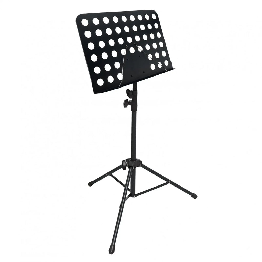 Atril plegable para partituras, altura ajustable de 80 a 142 cm, base de trípode, portátil